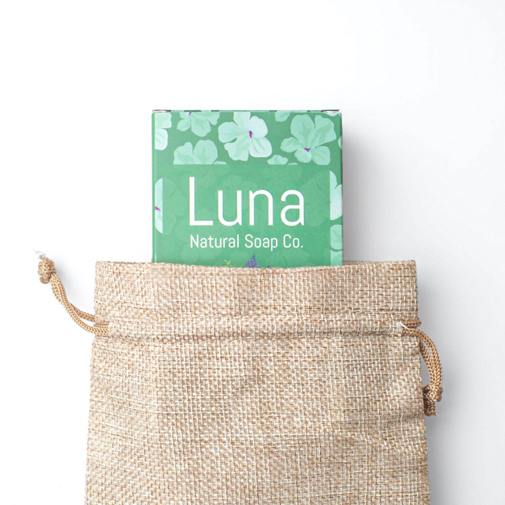 Luna Soap in Hessian Gift Bag - Image 3