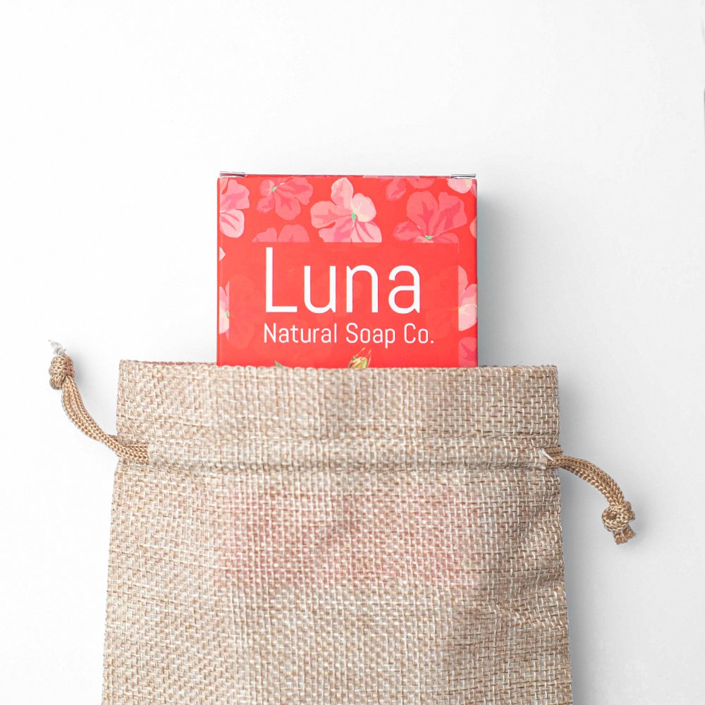 Luna Soap in Hessian Gift Bag - Image 4