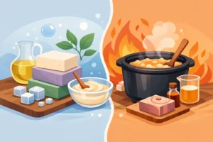 Cold Process vs Hot Process Soap