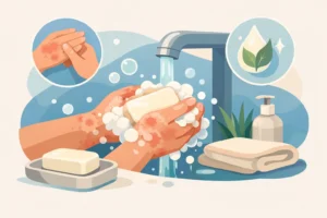 Eczema Handwashing Routine With Bar Soap