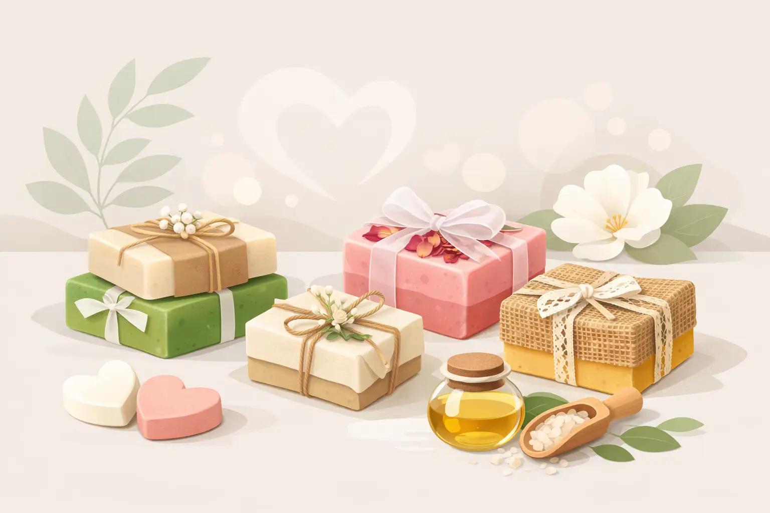 Wedding favour soap bar example ideas