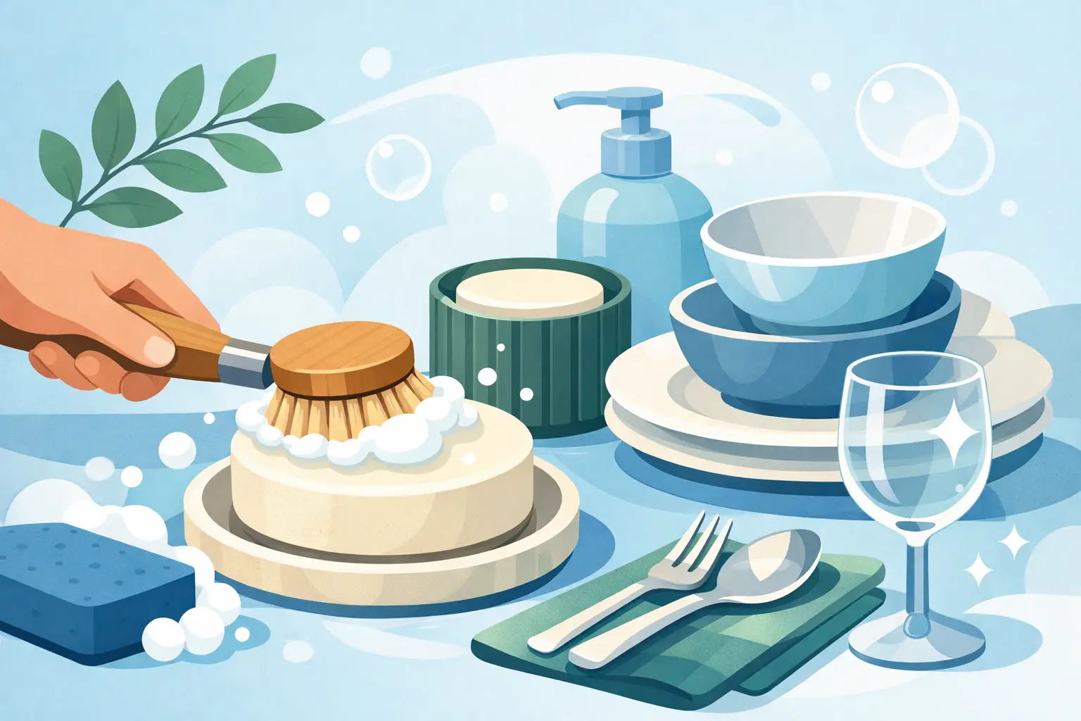 How to Use Solid Dish Soap Properly