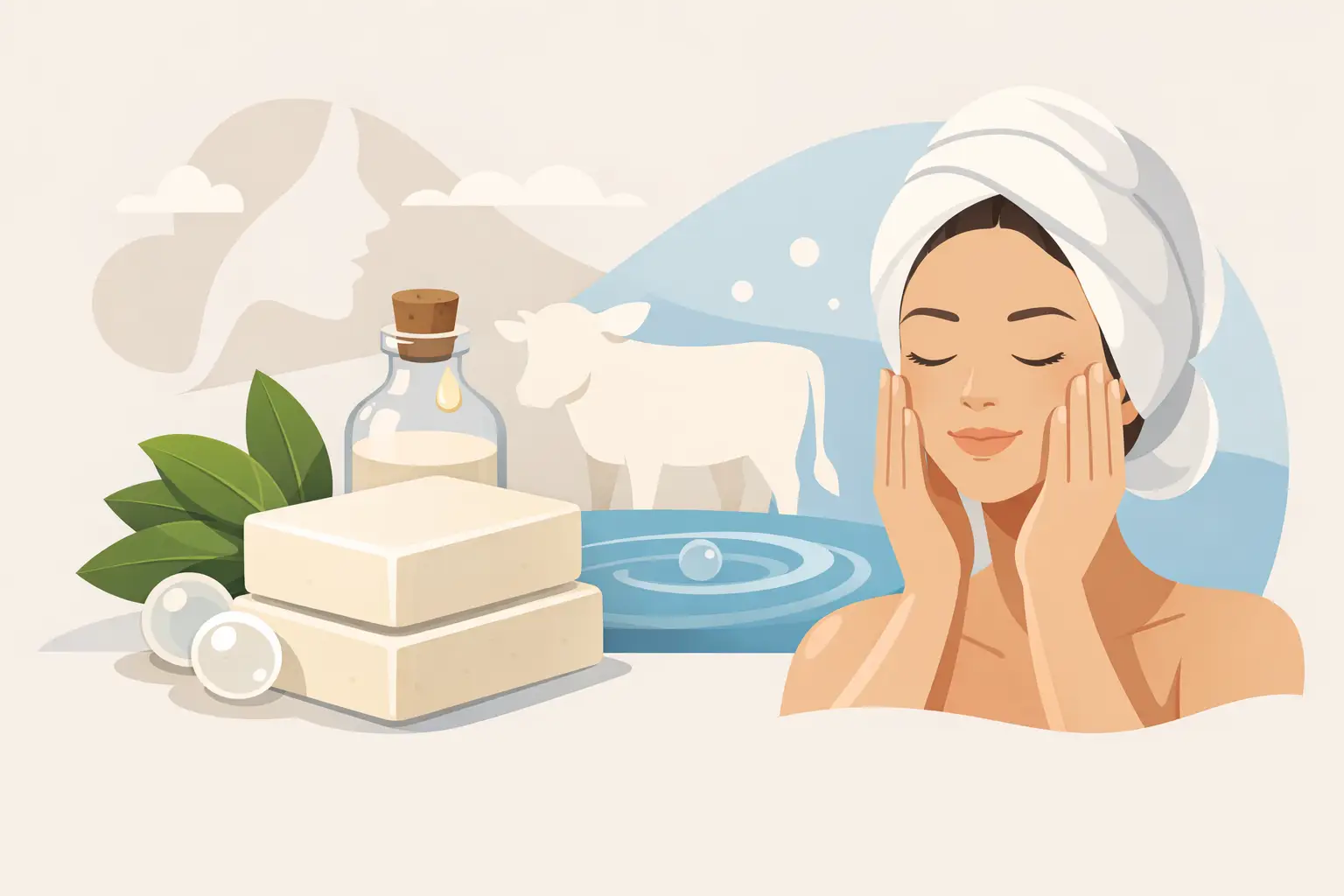 Unscented Tallow Soap for Face Cleansing