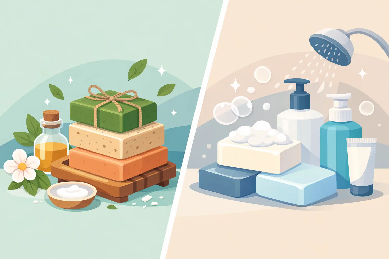 Handmade Soap vs Commercial Soap