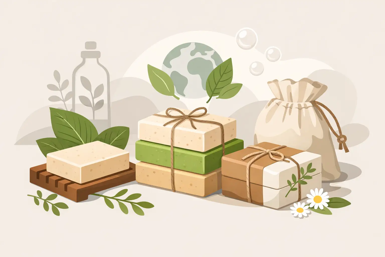 Plastic Free Packaging Soap Brand Example