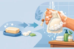 How to Use a Soap Saver Bag and Waste Less Soap