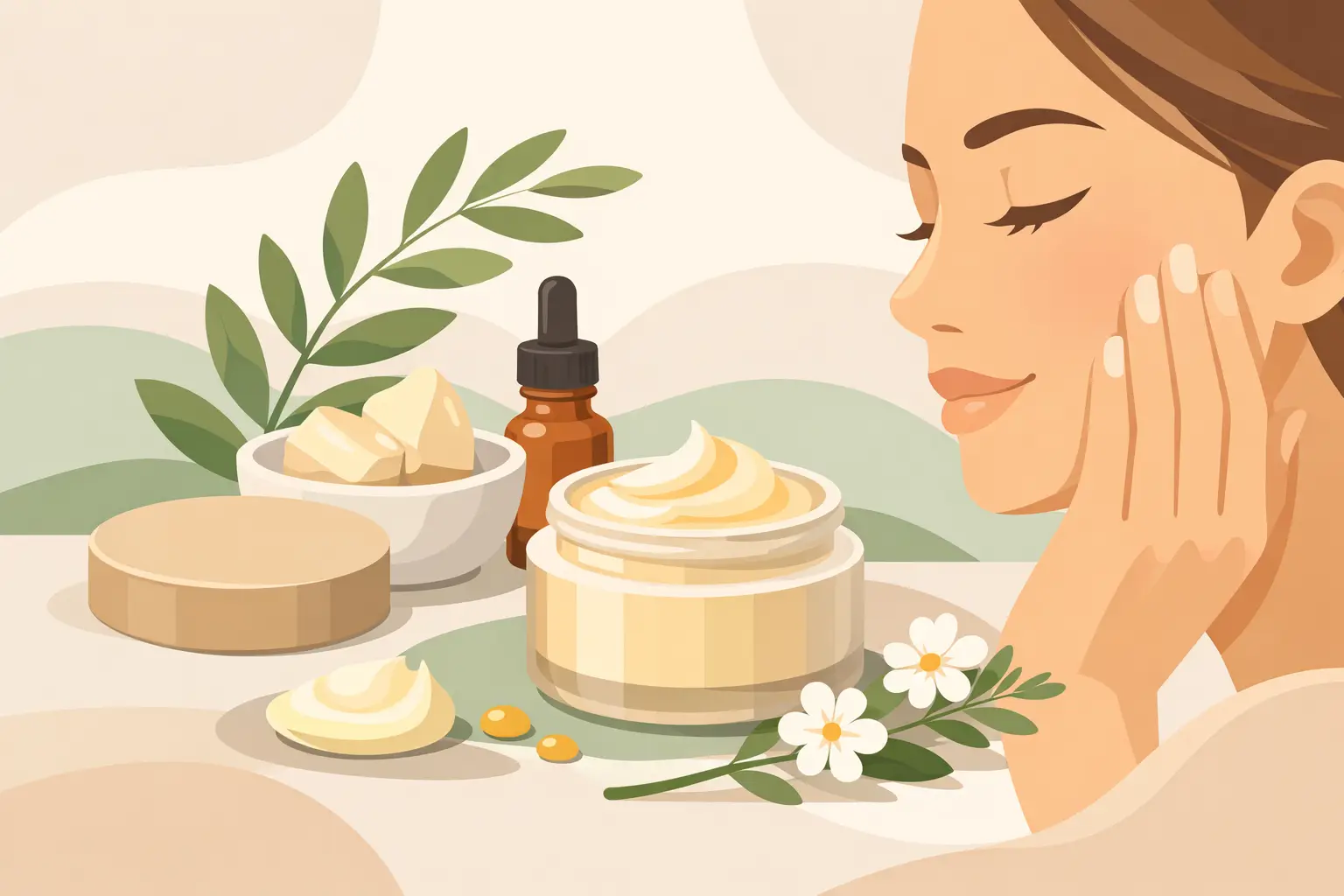 Organic Tallow Face Balm for Dry, Sensitive Skin