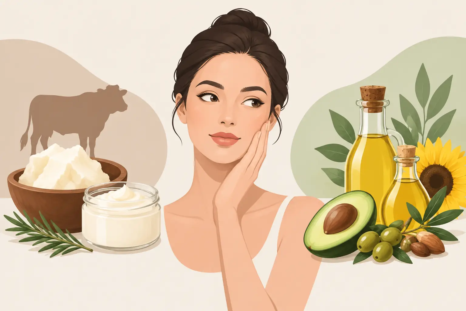 Beef Tallow Versus Plant Oils in Skincare