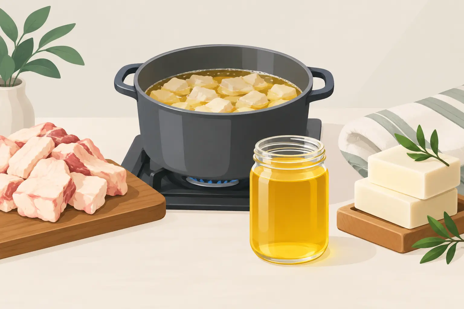 How to Render Beef Tallow for Pure, Gentle Soap