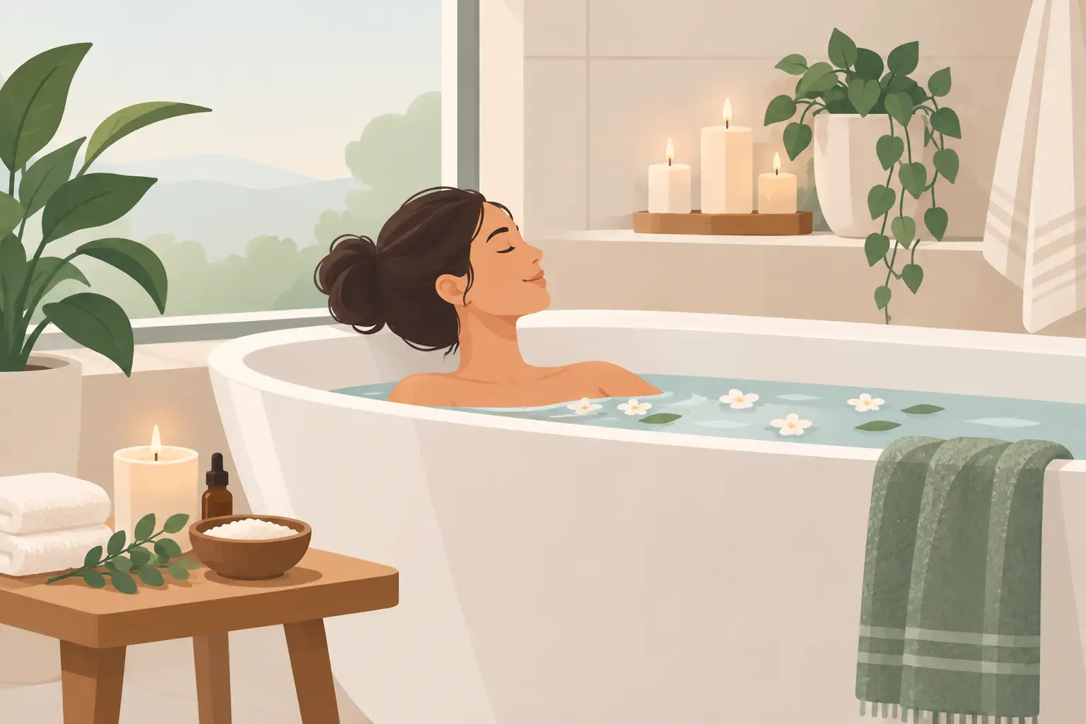 How to Create a Calming Bath Ritual at Home