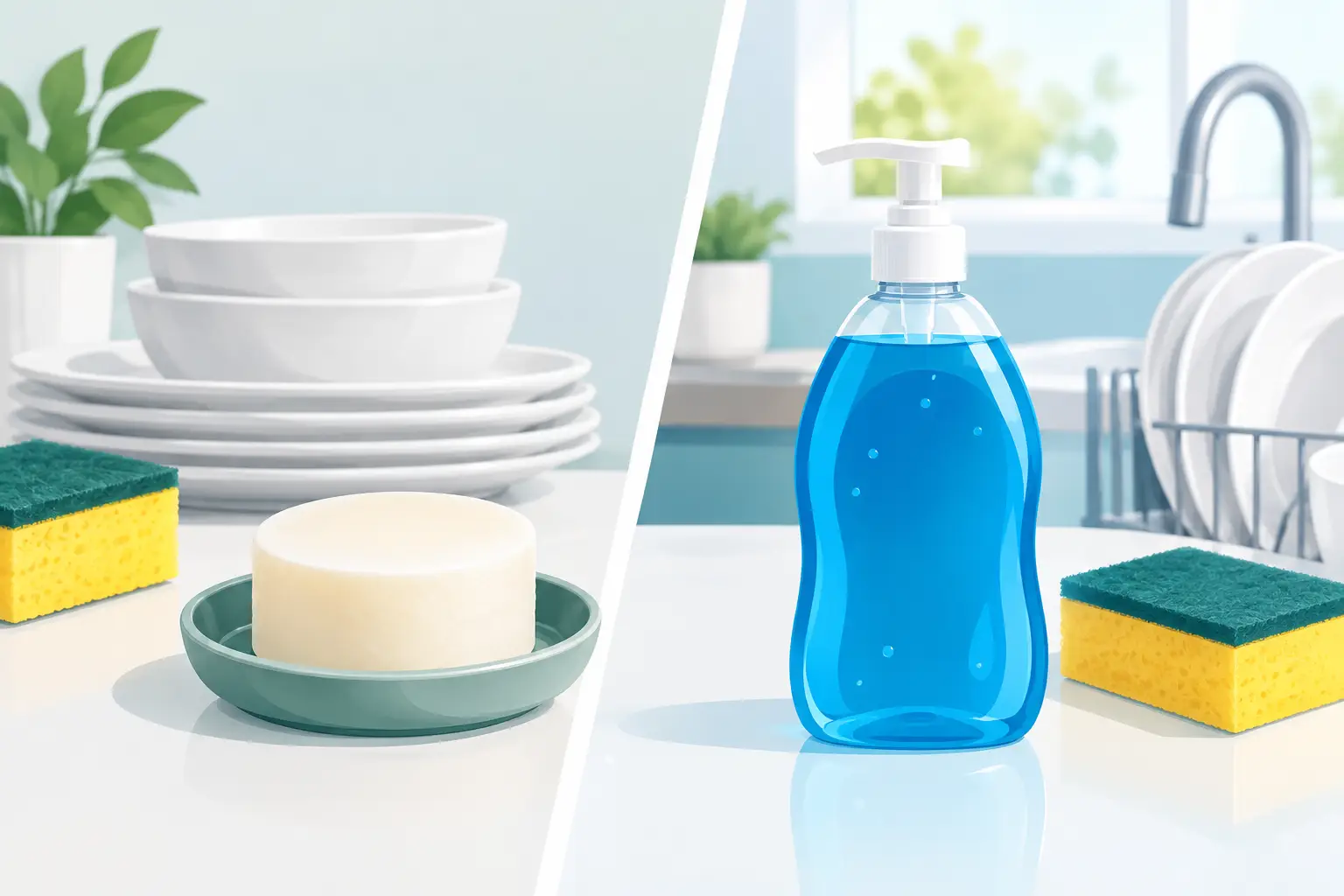 Solid Dish Soap Versus Liquid: Which Cleans Best?